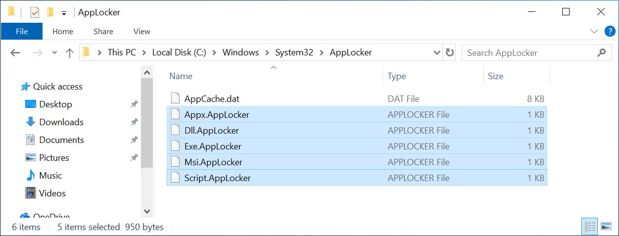 Create new AppLocker Rule